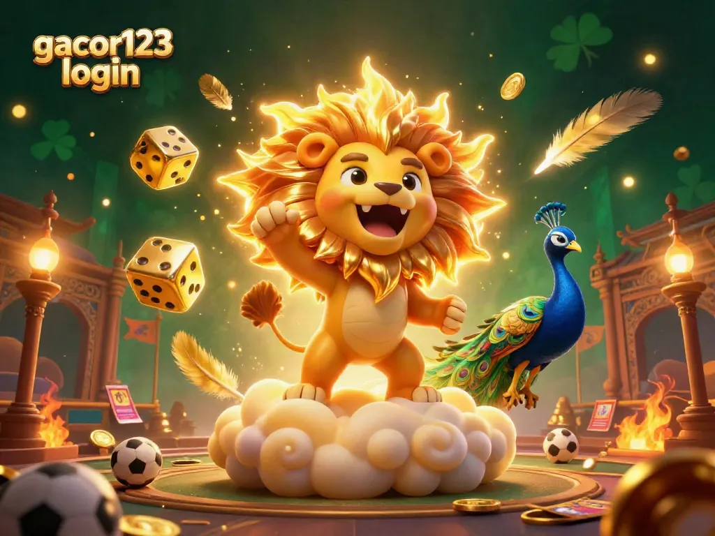 Engage in the thrilling gacor123 login experience with vibrant characters and sports betting elements.