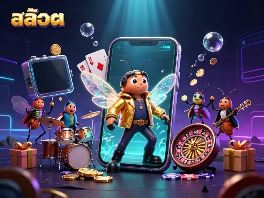 สัมผัสประสบการณ์สล็อตสุดตื่นเต้นกับการแสดงของนักดนตรีในภาพ 3D ที่มีความละเอียดสูง