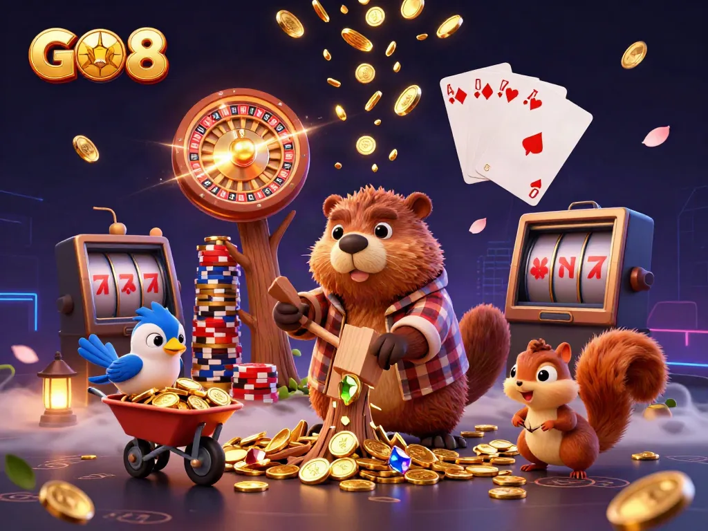 Win big at GO 8 with exciting casino elements and a wealth of riches!